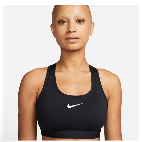 Nike Women's New Black Racerback Sports Bra - Picture 3 of 3